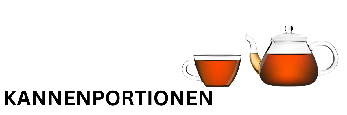 Tee in Kannenportionen