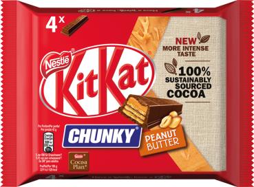 KitKat Chunky Peanut Butter, 4er Packung, 168g