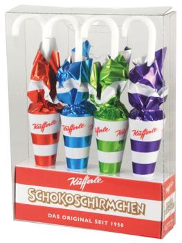 Küfferle Schoko-Schirmchen, 4 Stück. 54g