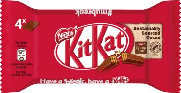 KitKat Classic, 4er Packung, 166g
