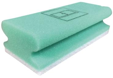 Profi Power HACCP Pad-Schwamm Vlies KÜCHE, GRÜN mit Piktogramm, 1 Stück