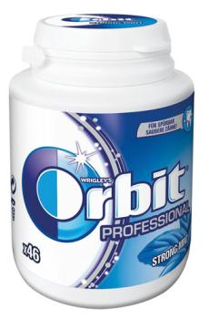 Wrigley's Orbit Professional Strong Mint Dragees, zuckerfrei, 46 Stück, 64g
