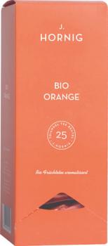 Preview: J. Hornig Bio Früchtetee BLUTORANGE, 25 Pyramidenbeutel im Kuvert,