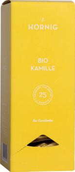 Preview: J. Hornig Bio Kamille Kräutertee, 25 Pyramidenbeutel im Kuvert,