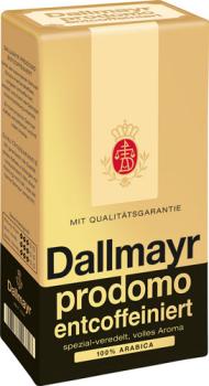 Dallmayr Prodomo Entkoffeiniert, gemahlen, 500 Gramm
