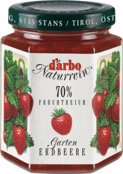 Darbo Fruchtreich Gartenerdbeer-Konfitüre (70 % Frucht), 200g
