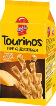 DeBeukelaer Tourinos mit feinwürzigem Gouda, Knusperstangen, 125g