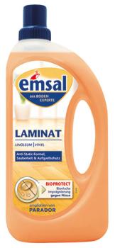 emsal Laminat Bodenpflege, für Laminat-, Linoleum- und Vinylböden, 1 Liter