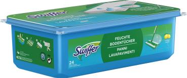 Swiffer WET Citrus Fresh, Feuchte Boden-Reinigungstücher, Nachfüll-Pack, 24 Stück