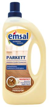 emsal Parkett Bodenpflege, für versiegelte, geölte oder gewachste Parkettböden, 1 Liter
