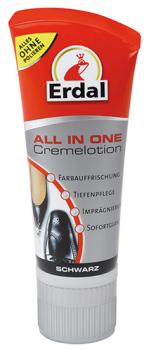 Erdal All in One Cremelotion Schwarz, Schuhcreme, 50ml