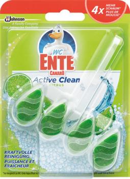 WC-Ente Active Clean Citrus Splash, WC-Einhänger, 38,6 Gramm