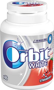 Wrigleys Orbit White Strawberry Dragees, 46 Stueck, 64 Gramm