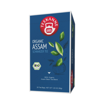 Teekanne BIO Organic Assam, Bio Schwarztee, Teebeutel im Kuvert, 2. Entnahmefach displaytauglich, 35g