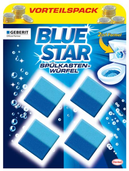 Blue Star Spülkastenwürfel 2in1 Ocean, Reinigung & Frische, 200 Gramm