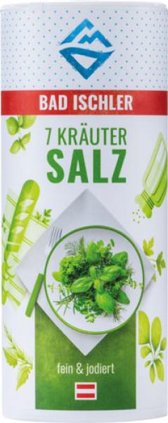 Bad Ischler 7 Kräuter Salz, fein & jodiert, 135 Gramm
