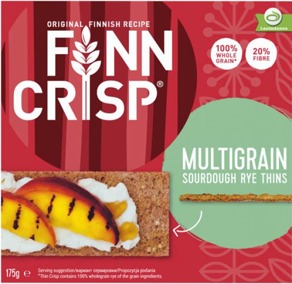 Finn Crisp Multigrain Mehrkorn-Knäckebrot, 175g