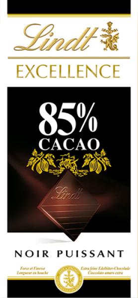 Lindt Excellence 85 % Cacao Noir, 100g