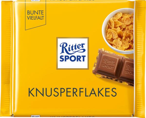 Ritter Sport Bunte Vielfalt Knusperflakes, 100g