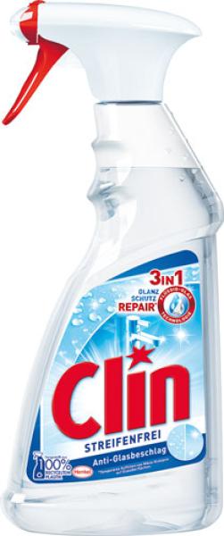 Clin Streifenfrei 3in1 Anti-Glasbeschlag, Pumpe, 500ml