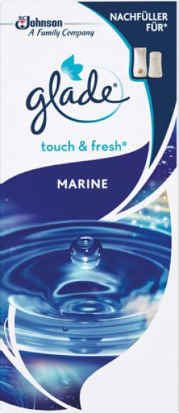 Glade Touch & Fresh Minispray Marine, NACHFÜLLUNG (Kartusche), 10ml