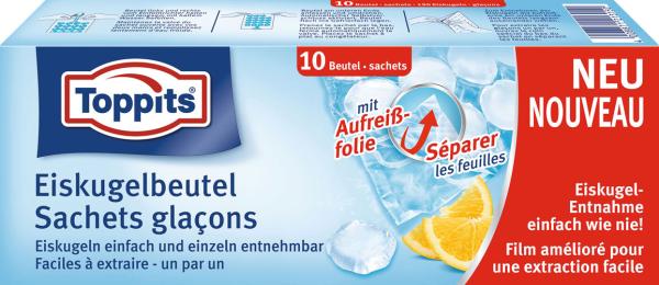 Toppits Eiskugelbeutel, 10 Stück